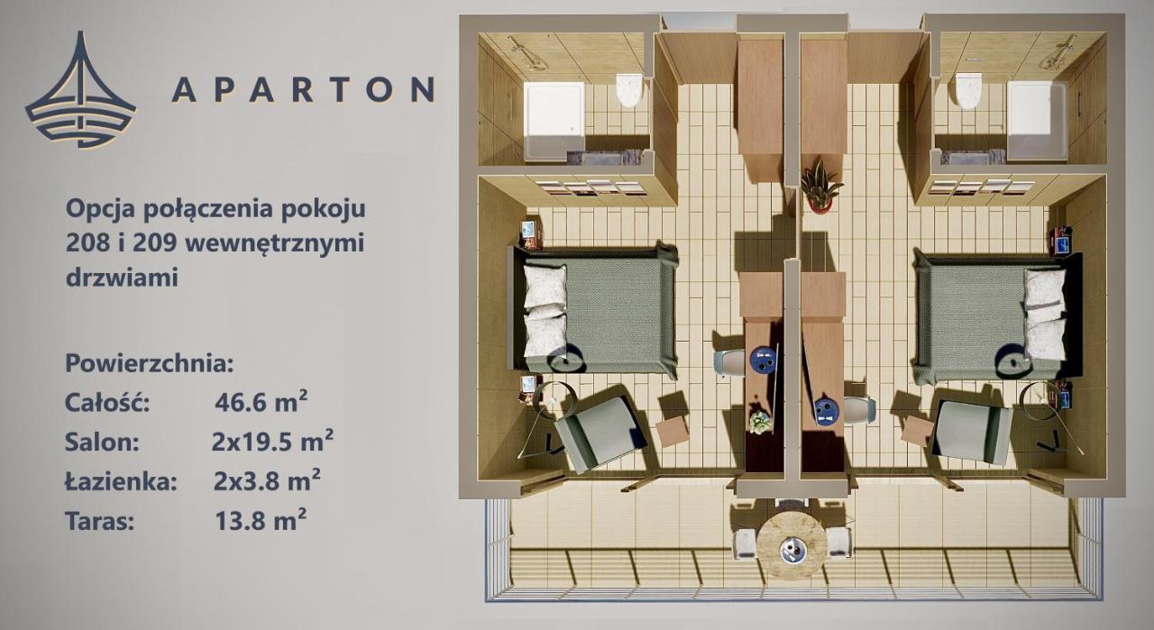 Aparton Ustka Eksteriør bilde